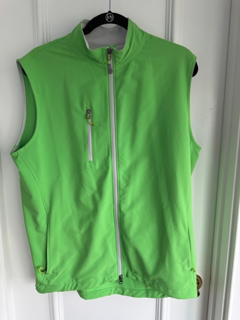 Peter Millar Mens E4 Performance Windbreaker Full Zip
Vest Size Medium Like New